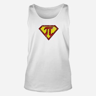 Super Pi Funny Pi Day Superhero Math Nerd Joke 314 Unisex Tank Top - Thegiftio UK
