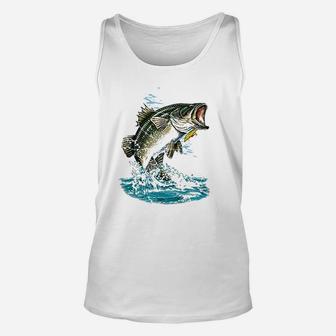Supersoft Bass Fishing Unisex Tank Top | Crazezy
