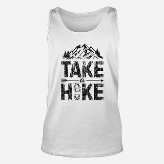 Take A Hike Outdoor Hiking Nature Hiker Vintage Gift Unisex Tank Top | Crazezy DE