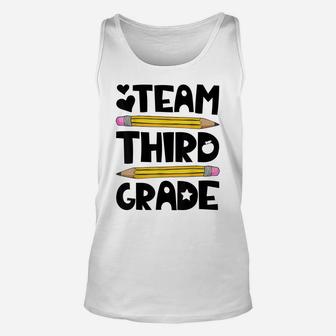 Team Third Grade Funny 3Rd Back To School Teacher Student Unisex Tank Top | Crazezy