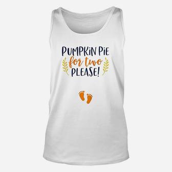 Thanksgiving Announcement Funny Baby Reveal Unisex Tank Top | Crazezy