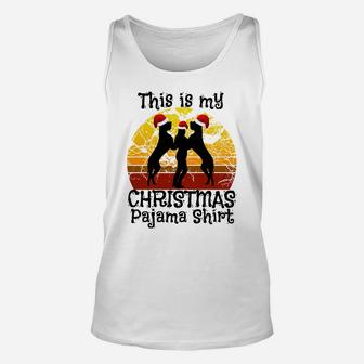 This Is My Christmas Pajama Funny Great Dane Xmas Holiday Sweatshirt Unisex Tank Top | Crazezy