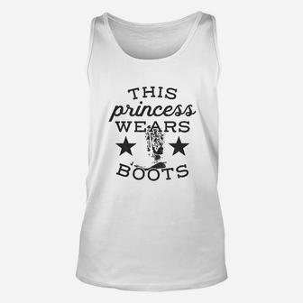 This Princess Wears Boots Unisex Tank Top | Crazezy DE