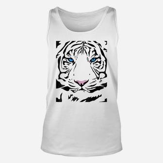 Tiger Tigress Face Fierce And Wild Beautiful Big Cat T Shirt Unisex Tank Top | Crazezy DE