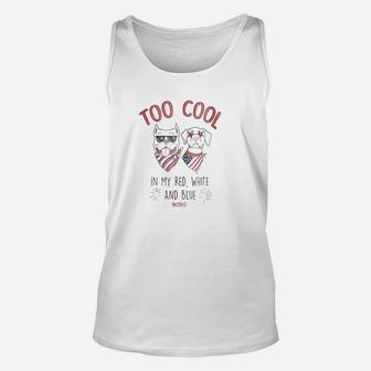 Too Cool In My Red Unisex Tank Top | Crazezy CA
