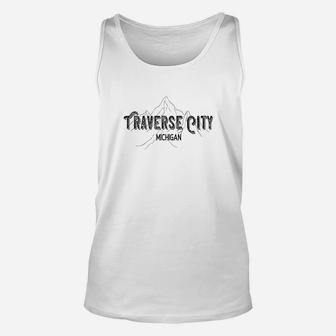 Traverse City Michigan For Midwest Gifts Unisex Tank Top - Thegiftio UK