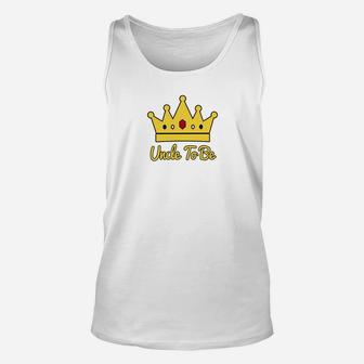 Uncle To Be Little Royal Prince Baby Shower Party Unisex Tank Top - Thegiftio UK