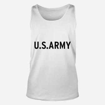 United States Military Green Unisex Tank Top | Crazezy