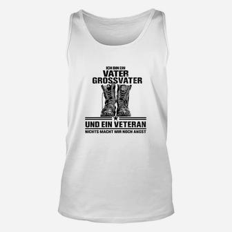 Vater-Opa Veteran Unisex TankTop, Einzigartiges Design für Großväter - Seseable