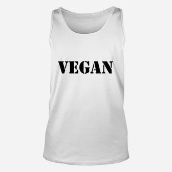 Vegan Animal Lover Unisex Tank Top | Crazezy