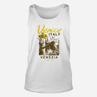 Venice Italy Venezia Italia Vintage Italian Travel T Shirt Unisex Tank Top | Crazezy