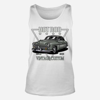 Vintage Custom Hot Rod Car Unisex Tank Top | Crazezy