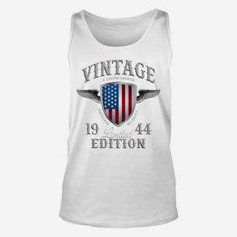 Vintage Made In 1944 Usa Born 75Th Birthday Legend Unisex Tank Top | Crazezy DE