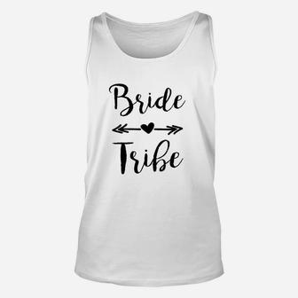 Wedding Bridal Party Gear Bride Tribe Unisex Tank Top | Crazezy