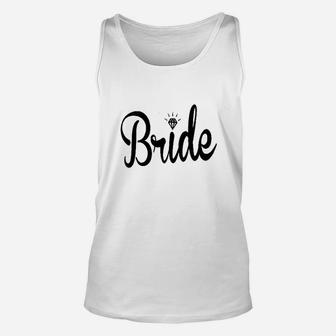 Wedding Bride Unisex Tank Top | Crazezy UK