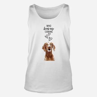 Who Loves My Cooking Unisex Tank Top | Crazezy CA