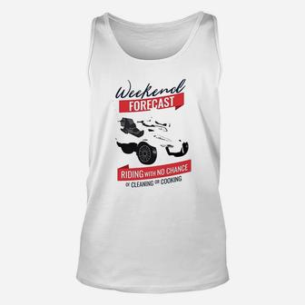 With No Chance Of Cleaning Or Cooking For Bikers Unisex Tank Top | Crazezy CA