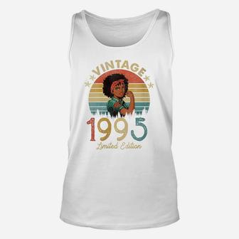Womens 27 Year Old Vintage 1995 Made In 1995 27Th Birthday Women Unisex Tank Top | Crazezy