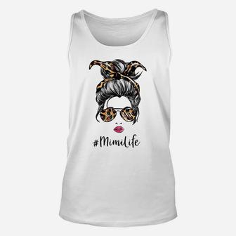 Womens Classy Mimi Life With Leopard Pattern Shades Unisex Tank Top | Crazezy