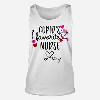 Womens Cute Funny Valentines Day Gift For Nurse Practitioner Friend Unisex Tank Top | Crazezy