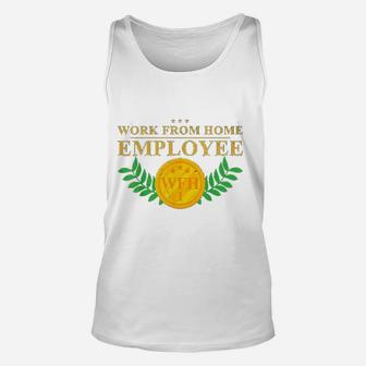 Work From Home Employee Unisex Tank Top | Crazezy AU