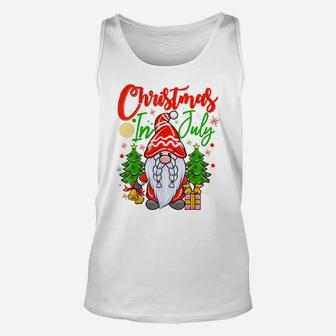 Xmas Gnomie Christmas - Gnome Christmas In July Unisex Tank Top | Crazezy DE