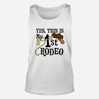 Yes This Is My 1st Rodeo Unisex Tank Top - Thegiftio UK