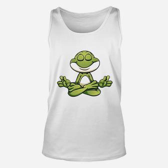 Yoga Frog Unisex Tank Top | Crazezy CA