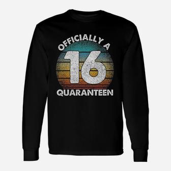 16Th Birthday Officially 16 Years Old Unisex Long Sleeve | Crazezy