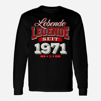 1971 Geburtsjahr Geburtstag Geburt Geboren Langarmshirts - Seseable