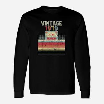 1979 Vintage Birthday Gift Retro Style Unisex Long Sleeve | Crazezy