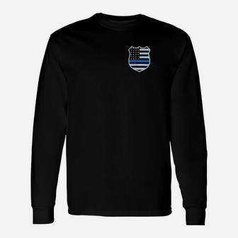 1Police Blesses By God Spoiled By My Husband Protected Long Sleeve T-Shirt - Monsterry