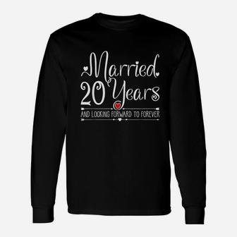 20 Years Wedding Anniversary Gifts For Her Unisex Long Sleeve | Crazezy DE