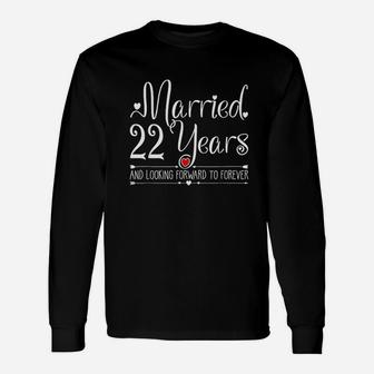 22 Years Wedding Anniversary Gifts For Her Unisex Long Sleeve