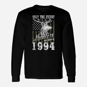 27Th Birthday Gift For 27 Year Old Deer Hunter Hunting 1994 Unisex Long Sleeve | Crazezy CA