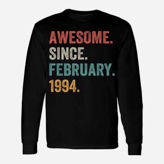 28 Year Old - February 28Th Birthday Shirts For Men Women Unisex Long Sleeve | Crazezy