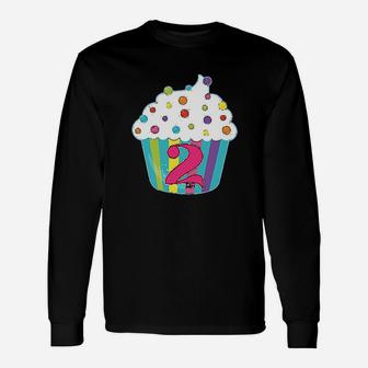 2Nd Birthday Cupcake Unisex Long Sleeve | Crazezy AU