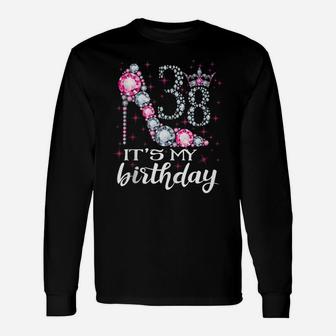 38 It's My Birthday 1983 38Th Birthday Gift Tee For Womens Unisex Long Sleeve | Crazezy