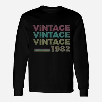 39Th Birthday Vintage 1982 Unisex Long Sleeve | Crazezy