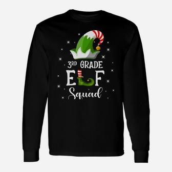 3Rd Grade Elf Squad Family Matching Group Christmas Funny Unisex Long Sleeve | Crazezy UK