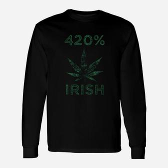 420 Percent Irish Unisex Long Sleeve | Crazezy CA