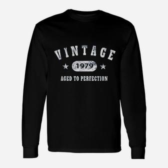 42Nd Birthday Vintage 1979 Aged To Perfection Unisex Long Sleeve | Crazezy UK
