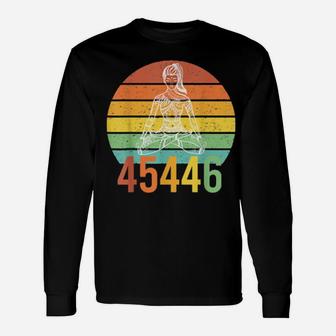 45446 Beige Af 45 Against 45 Yoga Namaste For Winners Long Sleeve T-Shirt - Monsterry CA