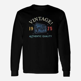 46 Years Old 1975 Vintage 46Th Birthday Anniversary Gift Unisex Long Sleeve | Crazezy AU