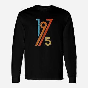 46Th Birthday Vintage Retro 70S Style 1975 Unisex Long Sleeve | Crazezy AU