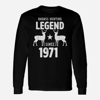 50 Year Old Men Women 1971 Hunter Hunting Gifts For Birthday Unisex Long Sleeve | Crazezy