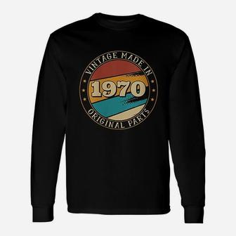 51St Birthday Vintage Made In 1970 Unisex Long Sleeve | Crazezy CA