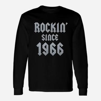55 Year Old Classic Rockin Since 1966 55Th Birthday Unisex Long Sleeve | Crazezy