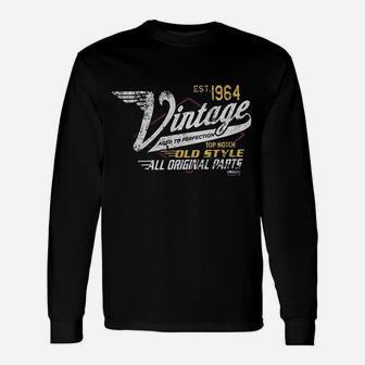 57Th Birthday Gift Vintage 1964 Aged To Perfection Unisex Long Sleeve | Crazezy AU