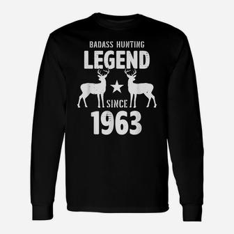 58 Year Old Men Women 1963 Hunter Hunting Gifts For Birthday Unisex Long Sleeve | Crazezy AU